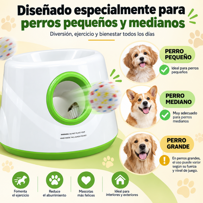 Lanzador Automático de Pelotas para Perros