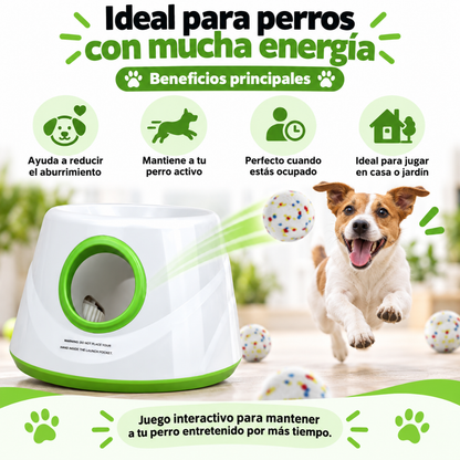 Lanzador Automático de Pelotas para Perros