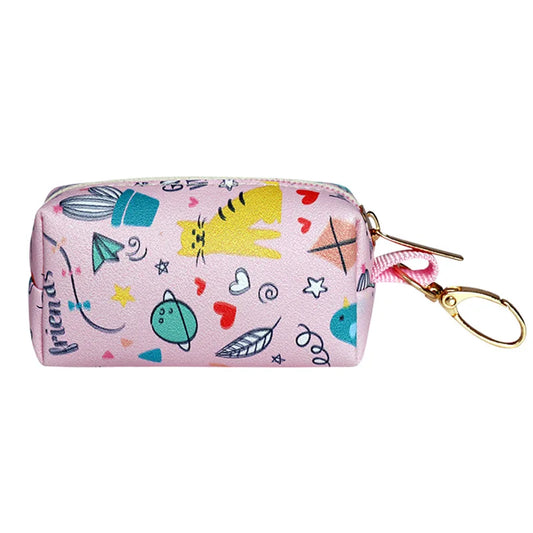 Pet Dog Poop Bag Holder Leash Attachment Adjustable Mini Travel Garbage Bag Dogs Waste Poop Bags Dispenser Pet Cleaning Tools