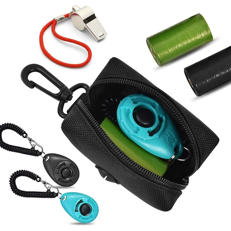 Pet Dog Poop Bag Holder Leash Attachment Adjustable Mini Travel Garbage Bag Dogs Waste Poop Bags Dispenser Pet Cleaning Tools